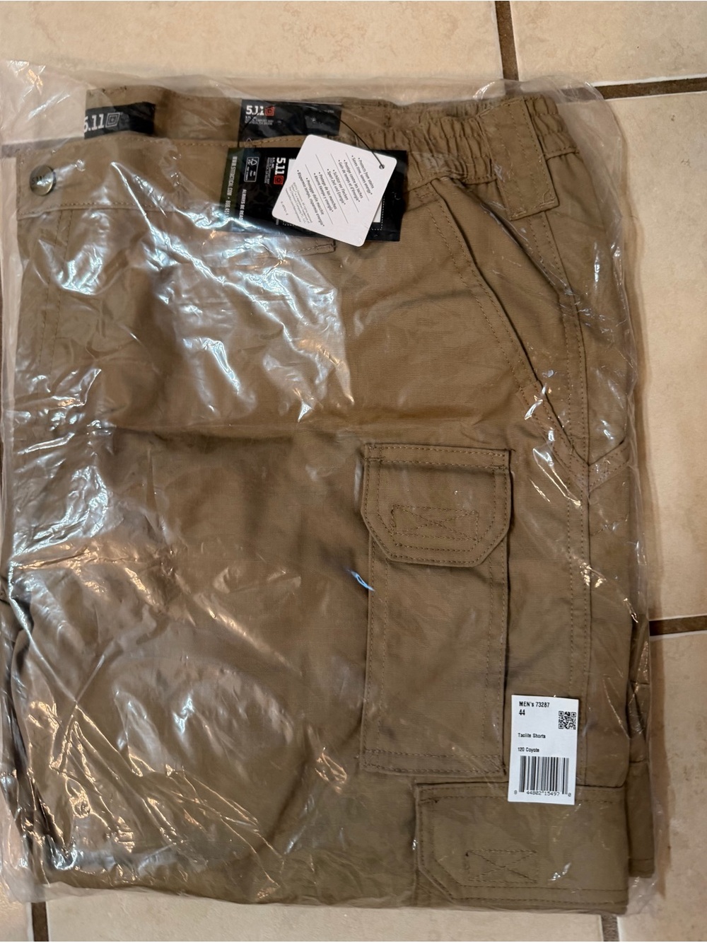5.11 Tactical Men's Cargo Shorts - Tan